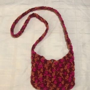Handmade Crochet shell crossbody, Shoulder bag mode